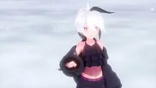 【v flower】白い雪のプリンセスは【MMD VOCALOID カバー】