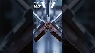 Perfect Chocolate Snap (Quality Test) #factory #productionline