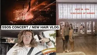 VLOG 4 - 5SOS CONCERT, NEW HAIR, JAM SESH