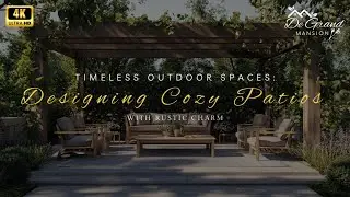 Timeless Outdoor Spaces: Designing Cozy Patios with Rustic Charm