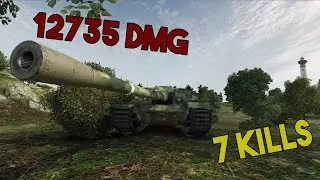 World of Tanks - Gameplay [FV217 Badger 7K DMG, 6 KILLS]