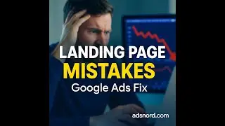 landing page mistakes for google ads