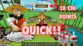 BEST Way To Farm ZEN AND CHI POINTS In Grow A Garden!