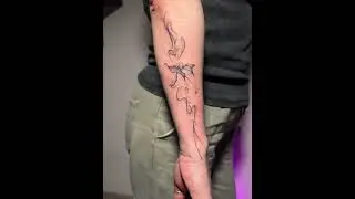 Нежное исполнение графики #instatattoo #tattoo #tattoofun #tattooartist #elbitattooinc #inked