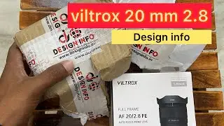 Viltrox 20 mm 2.8  lens e maount  unboxing || Sony zv e 10 | design info || dee Lucknow #viltrox 20