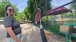 DAY 1 Tennis training : Cymon's POV using insta360 ultra go