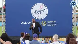 Dodgers All-Access: Magic Johnson talks Padres, Dodger Stadium parking lots, Detroit Tigers fandom