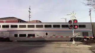 Amtrak 155 East in Sandwich, IL 12/23/19