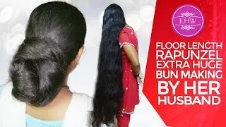 Quick Knot Hair Bun For Long & Super Long Hair | Hair Bun Hairstyle For Super Long Hair