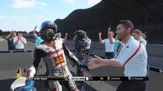 MotoGP&trade;15 MOTO 3 CAREER WIN ASSEN NETHERLANDS GAMEPLAY PS4