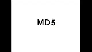MD5 (Hashes and message digests)