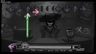 Playthrough FNF Black Market: An Analog Funkin Fanmod [Oneshot]