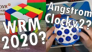 Moyu WRM 2020? Angstrom Clock v2? Competition Updates from the WCA