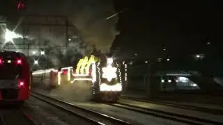 Возвращение поезда Деда Мороза в Москву