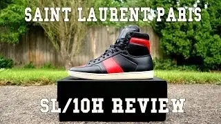Saint Laurent Paris SL/10 High Black/Red Review + On Feet
