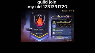 Guild join #guild #freefire