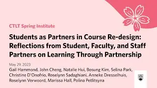 SaP in Course Re-design: Reflections from Student, Faculty & Staff on Learning Through Partnership