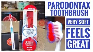 SOFTEST Toothbrush for Sensitive Teeth and Gums PARODONTAX Complete Protections Toothbrush Review