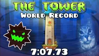 Geometry Dash 2.2 Tower Any% Speedrun in 7:07.73 Former World Record