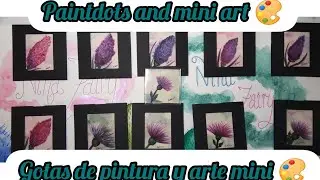 Relaxing paintdot swatches and speedpaint. Pintando relajada con gotas de swatching y pintura r&aacute;pida