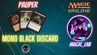 Mono Black Discard I MOL (MTG ONLINE) I Pauper I Deck Tech I Game Play