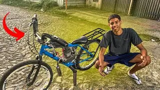 MONTEI MOTOR NA MINHA BIKE MONTADINHA ARO 24! *estilo bh*
