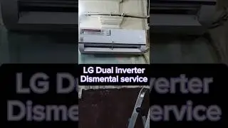 LG Dual Inverter AC Dismantle Service | Ganga Kinare | #atlanticcooling #youtubeshorts #shortvideo