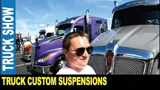 Bouncing heavy commercial trucks with custom suspensions at the show | Jarek in Wildwood Florida USA