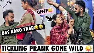 Tickling Prank On Husband 😍| mere पति हुए पागल 😂| Chetnamit_2