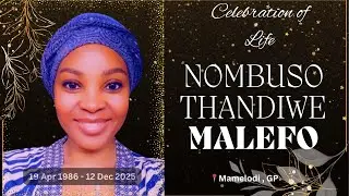 Nombuso Thandiwe Malefo Funeral Service
