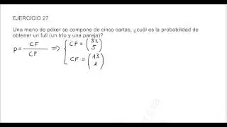 PROBABILIDAD (19), PROBABILIDAD, EJERCICIO 27