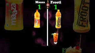 Mazza Vs Frooti❓#shorts #youtubeshorts #shortsfeed
