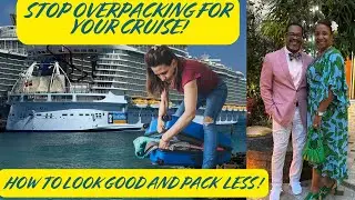 How to Stop Overpacking: Pack Less Clothes for a Cruise! #cruise #cruiselife #cruiseclothes #travel