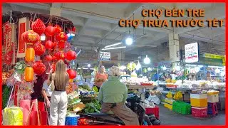 Không khí chợ Bến Tre trưa nắng, cận Tết ra sao?