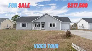 HOME TOUR IN FOXTRACE | Hubert NC Real Estate | 411 Foxtrace Lane Video Tour