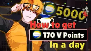 HOW TO GET 170 V POINTS IN DAY !! The Spike Volleyball !! The Spike 5.8.7