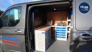 Shelving, Drawer and Store Case Solutions on a Ford Transit Custom L1H1  for G-Lock Locksmiths