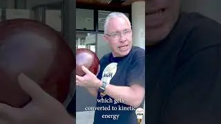 Swinging bowling ball!  #physics #scienceexperiment #science #physicshelp