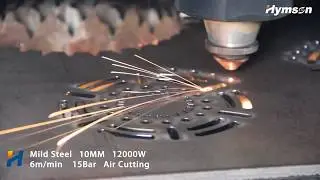 Hymson | 12000W Laser Cutting Machine &bull; Air Cutting