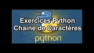 Python S&eacute;rie Exercices Chaine Caract&egrave;res | Arabic Darija | Exercice 9 : سلسلة تمارين بايثون بالدارجة