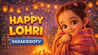 HAPPY LOHRI #lohri #happylohari #punjabicartoon #punjabicartoon #cute #kidscartoon #babysongs 