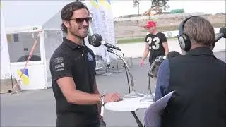 Prince Carl Philip at karting race