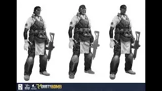 Dirty Bomb : Sawbonez with BL71 Service Operative