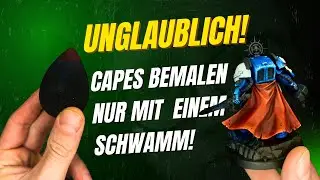 Rotes Cape in 10 Minuten &ndash; nur mit Schwamm! | Warhammer 40K