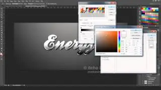 Energy - 3d text photoshop tutorial-