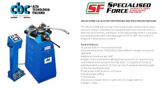 UNI 60 COMBI-CAL ELECTRIC PIPE BENDING AND RING ROLLING MACHINE