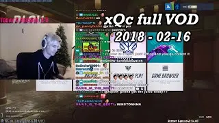 xQc VOD - 2018-02-16  •  Top250 Climb time boys