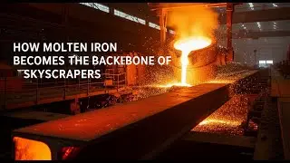 Inside the Mega Steel Mill &ndash; How Molten Iron Becomes the Backbone of Skyscrapers (Full Process) ⚙️