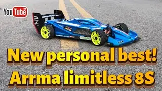 Arrma Limitless 8S. Finally beat my personal best. I’m getting the hang of this.