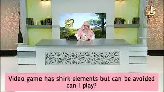 Video game has shirk elements in it but can be avoided, Can I play? - Assim al hakeem